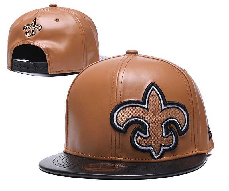 Saints Team Logo Cream Leather Adjustable Hat GS,We sell and wholesale Saints Team Logo Cream Leather Adjustable Hat GS on line form chian!